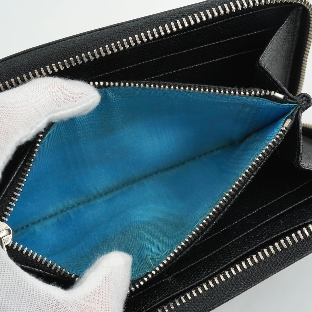 ✨極美品✨　ブルガリ　長財布　RFID ビーゼロワン　バイカラー　本革　レザー