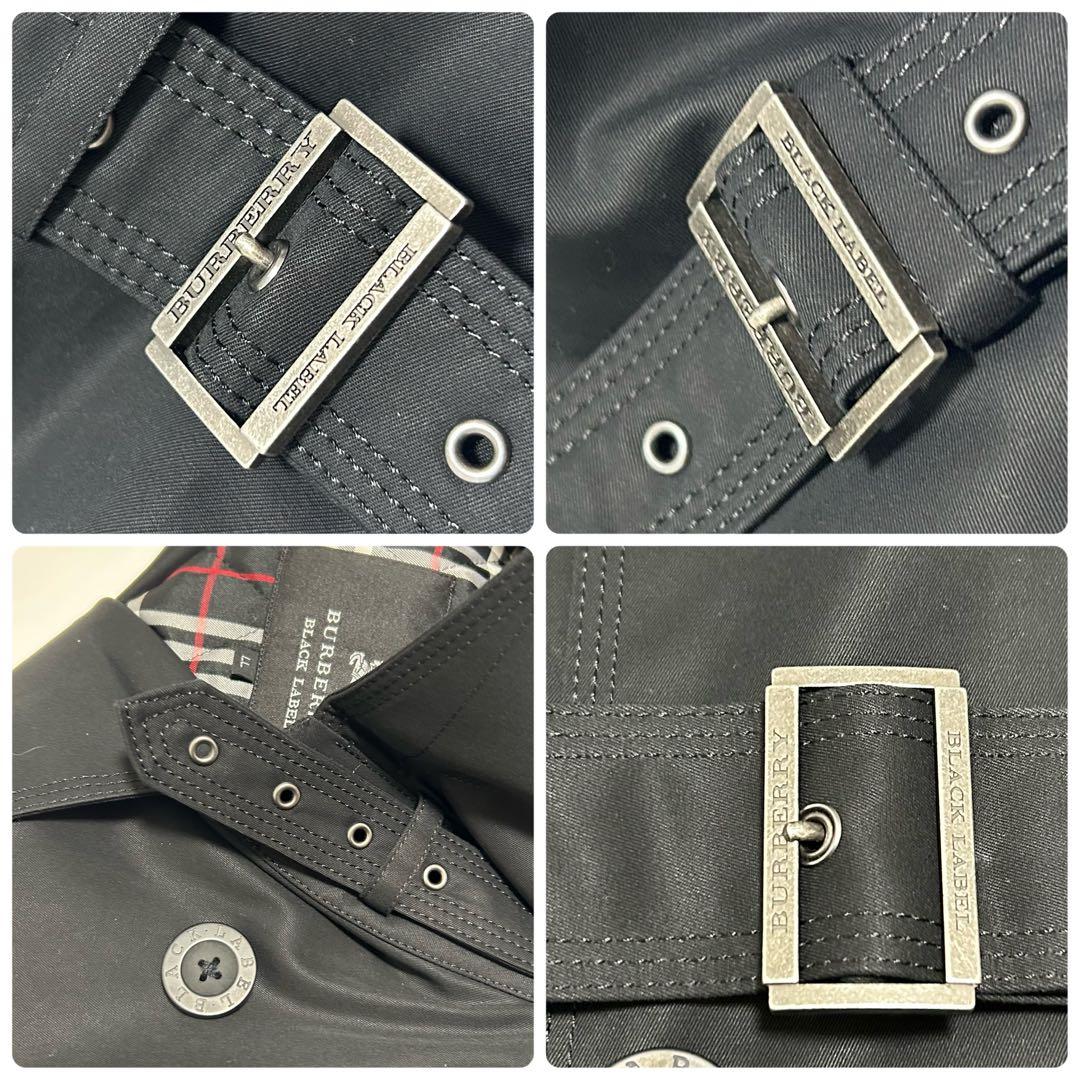 ✨極美品 バーバリーブラックレーベル 2WAY トレンチコート ライナー LL