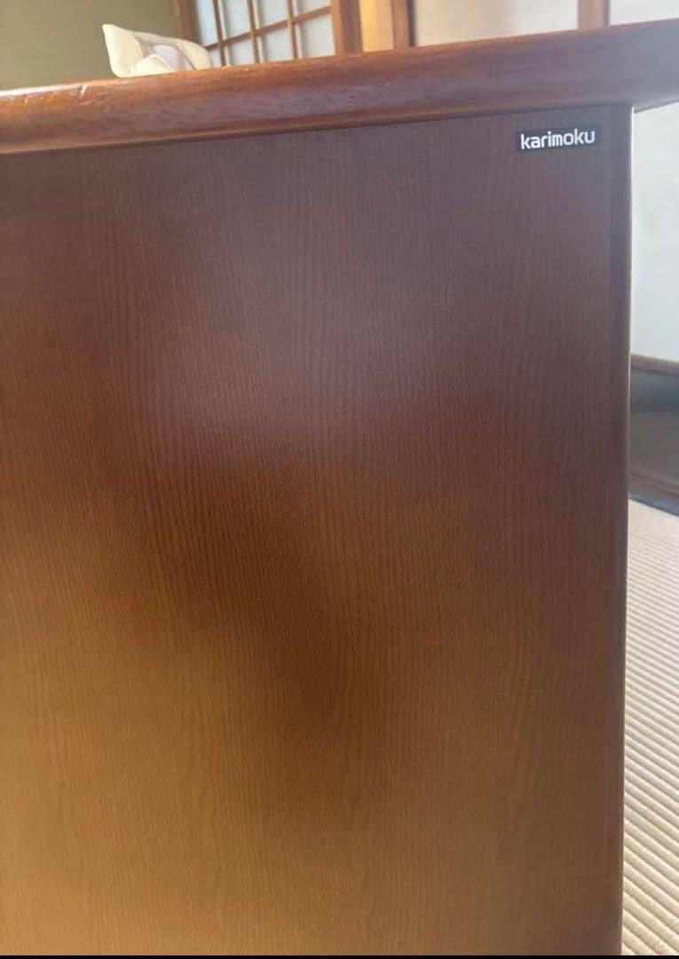 【高級ブランド家具】カリモク家具　学習机　デスク 片袖 カリモク コロニアル