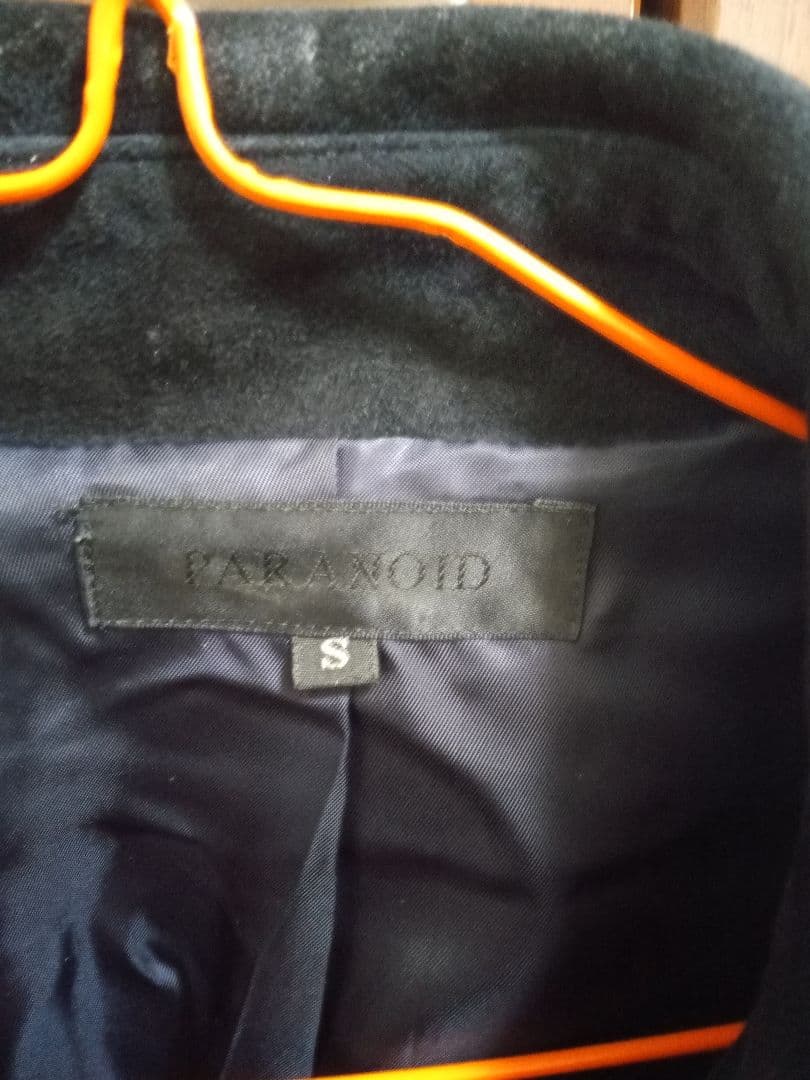 黒*助様 PARANOID ネイビー スエード、山羊革ジャケット