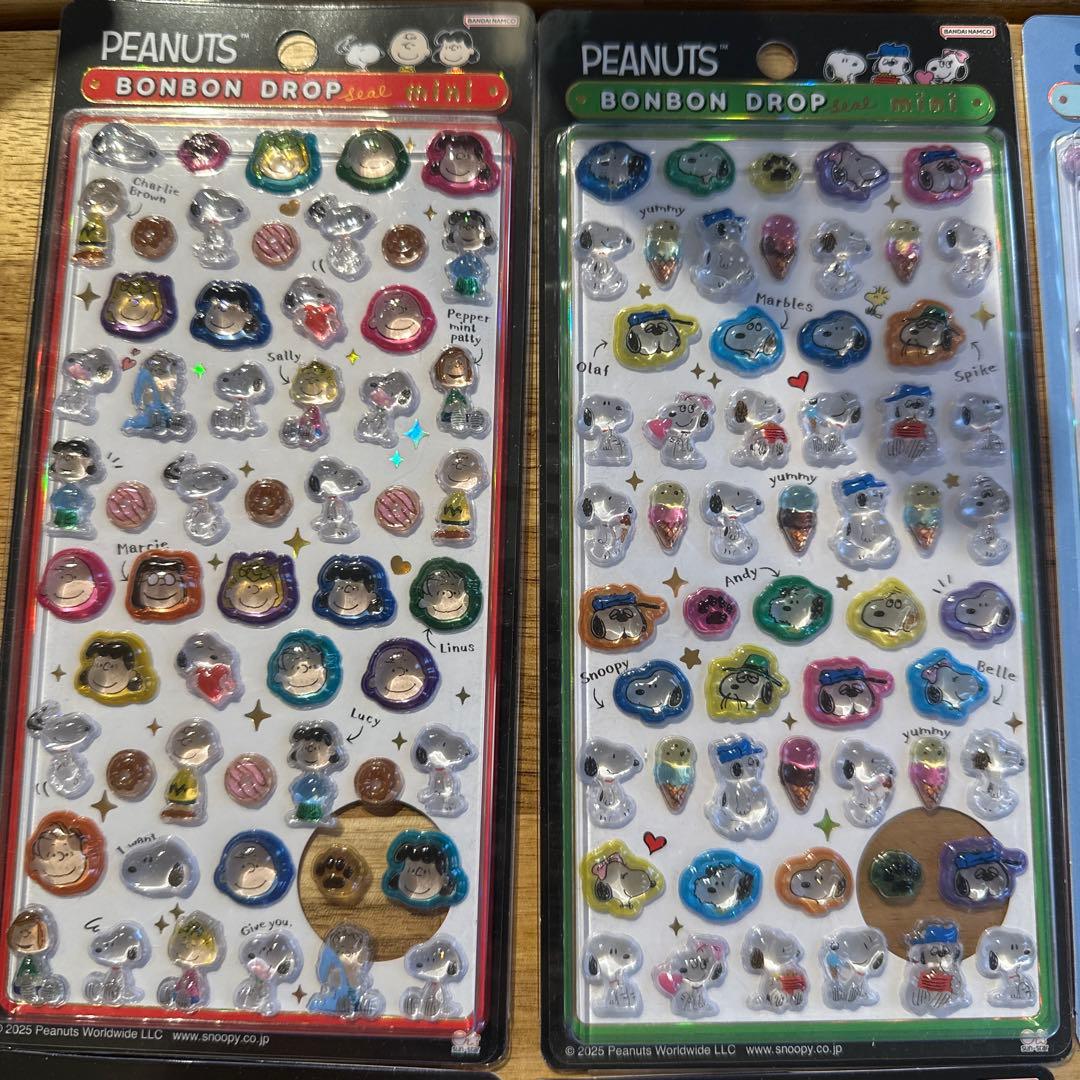 9*S様 ボンボンドロップシール　正規品　ズートピアスティッチSNOOPYハシビ