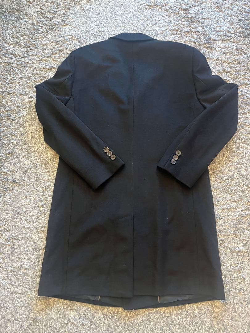 BOSS チェスターコート 黒 3つボタン