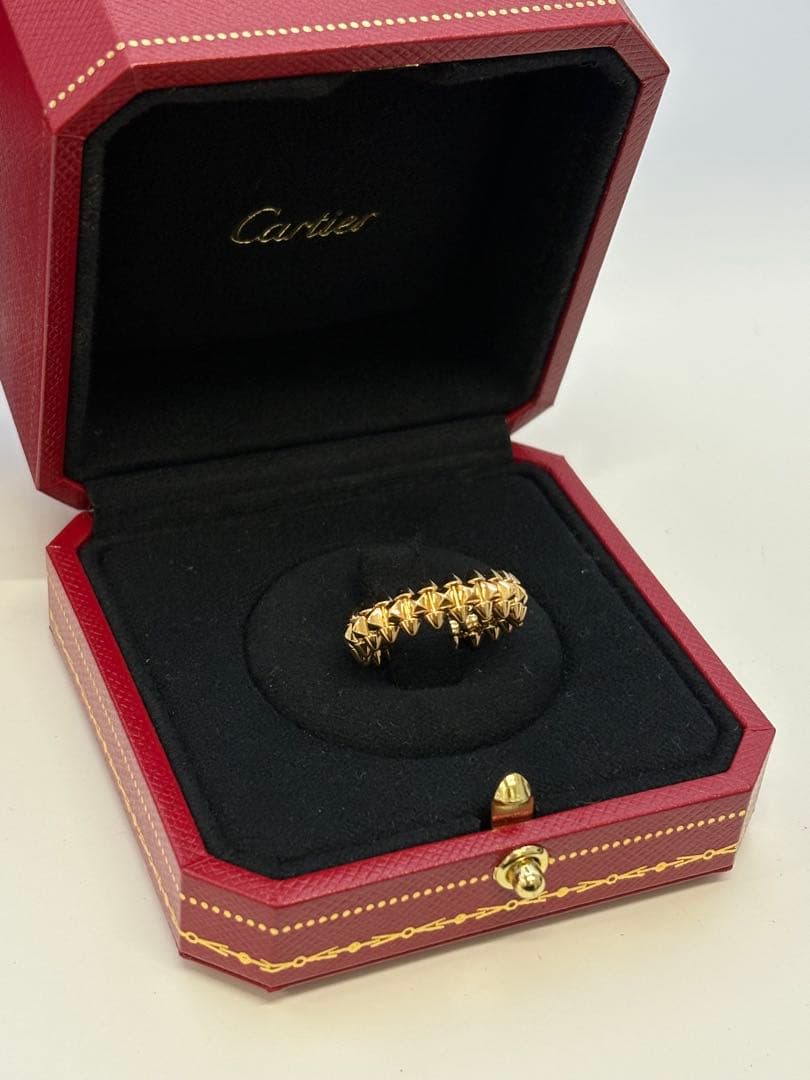 ♡超美品♡Cartierほぼ値上前価格/クラッシュドゥカルティエリングSM PG