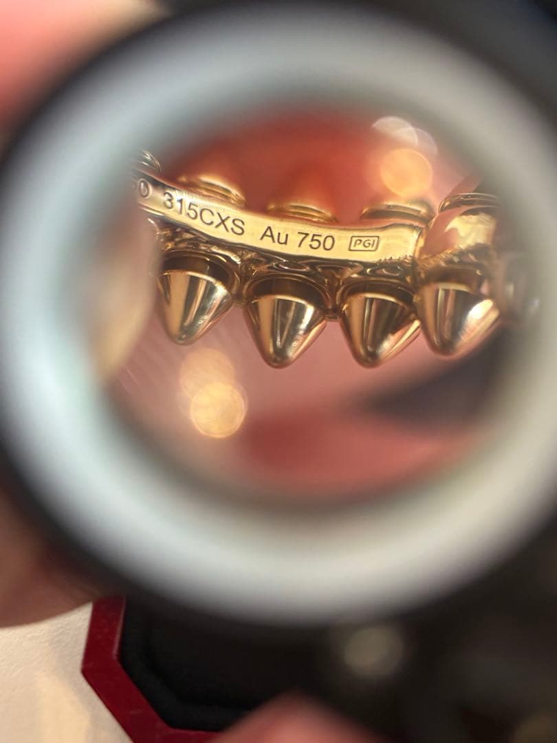 ♡超美品♡Cartierほぼ値上前価格/クラッシュドゥカルティエリングSM PG