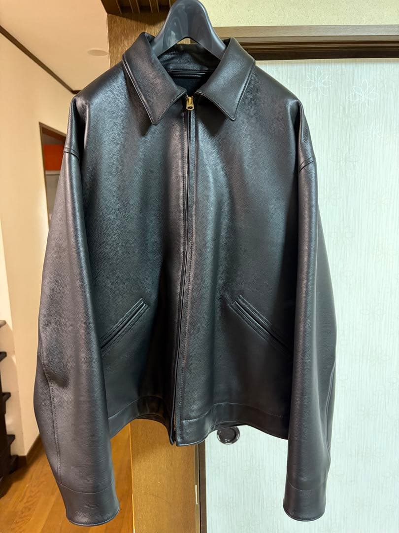 comoli カーフスキン ジップショート ジャケット 2 コモリ