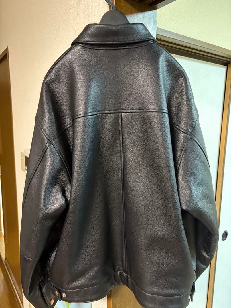 comoli カーフスキン ジップショート ジャケット 2 コモリ