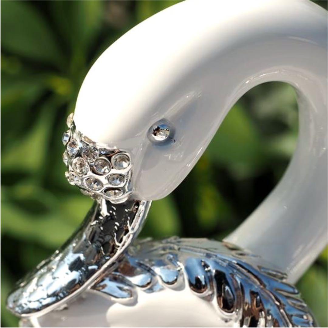 ★特選ご奉仕★白鳥&水晶♡浄化スペシャル☆【白鳥『スワン』型ディスプレイ器】❤️