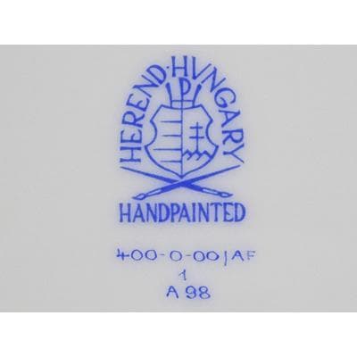 新品ヘレンド アポニーフラワー パーティー（モカ）トレイ40.5cm