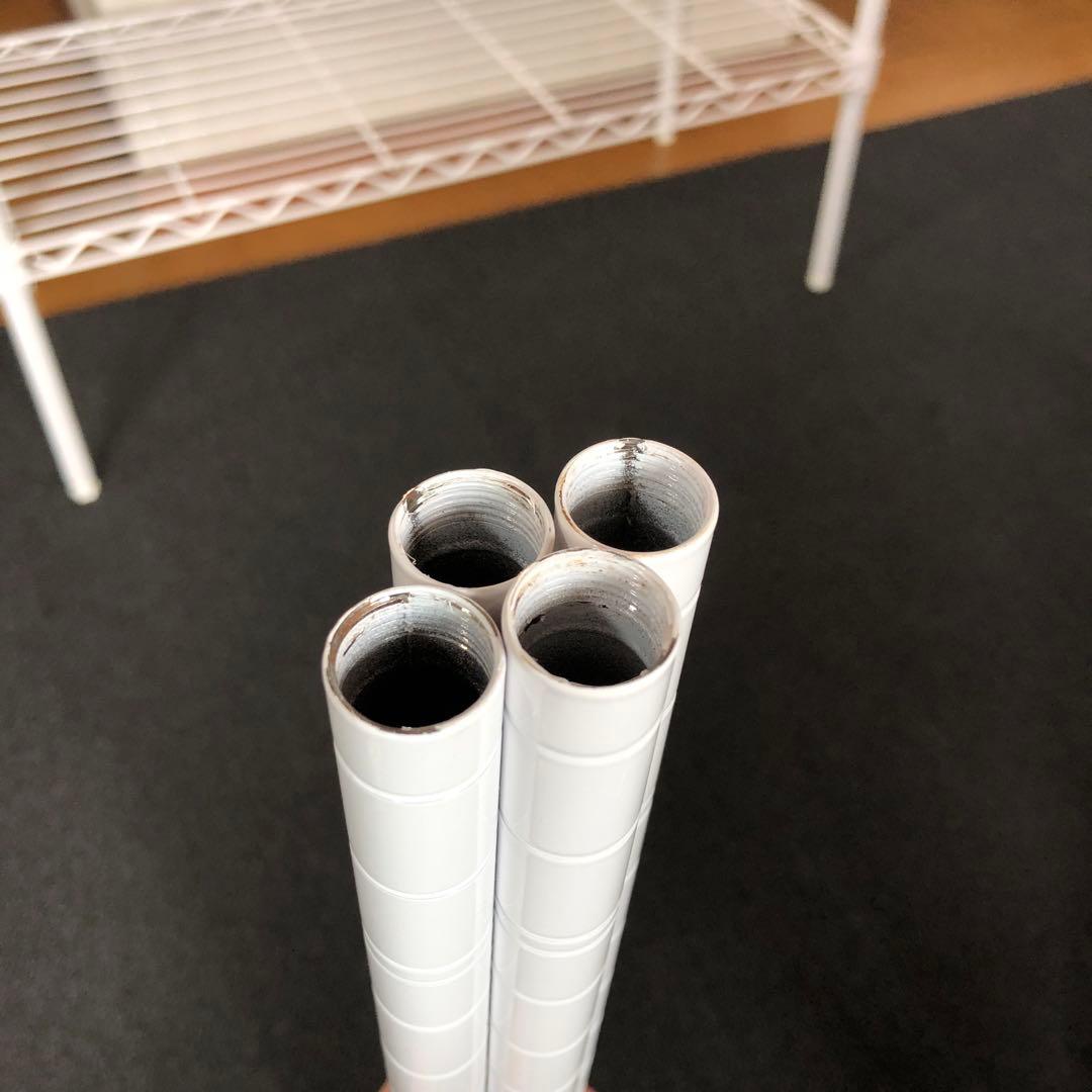 アイリスオーヤマ　スチールラック　ホワイト 白　メタルラック　2台セット　ニトリ