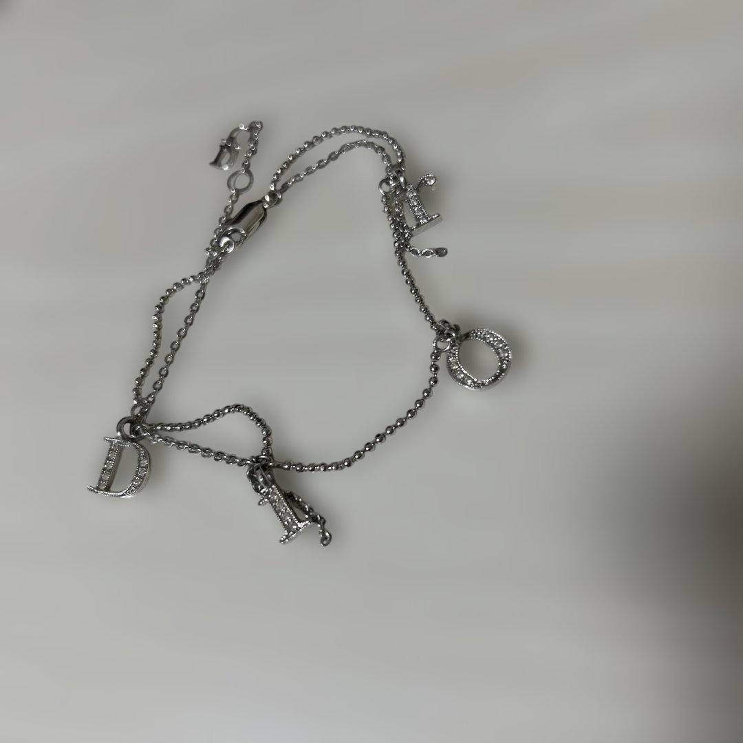DIOR クリスチャンディオール ブレスレット レディース ラインストーン