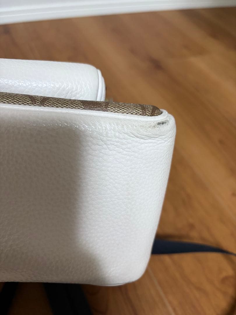 コーチ リュック ベージュ/ホワイト