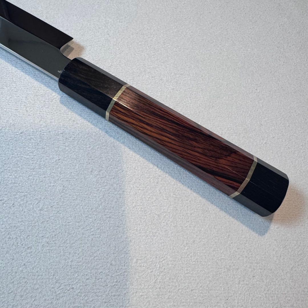 270mm 柳刃包丁 鏡面　天然木八角柄 刺身包丁 全鋼 和包丁