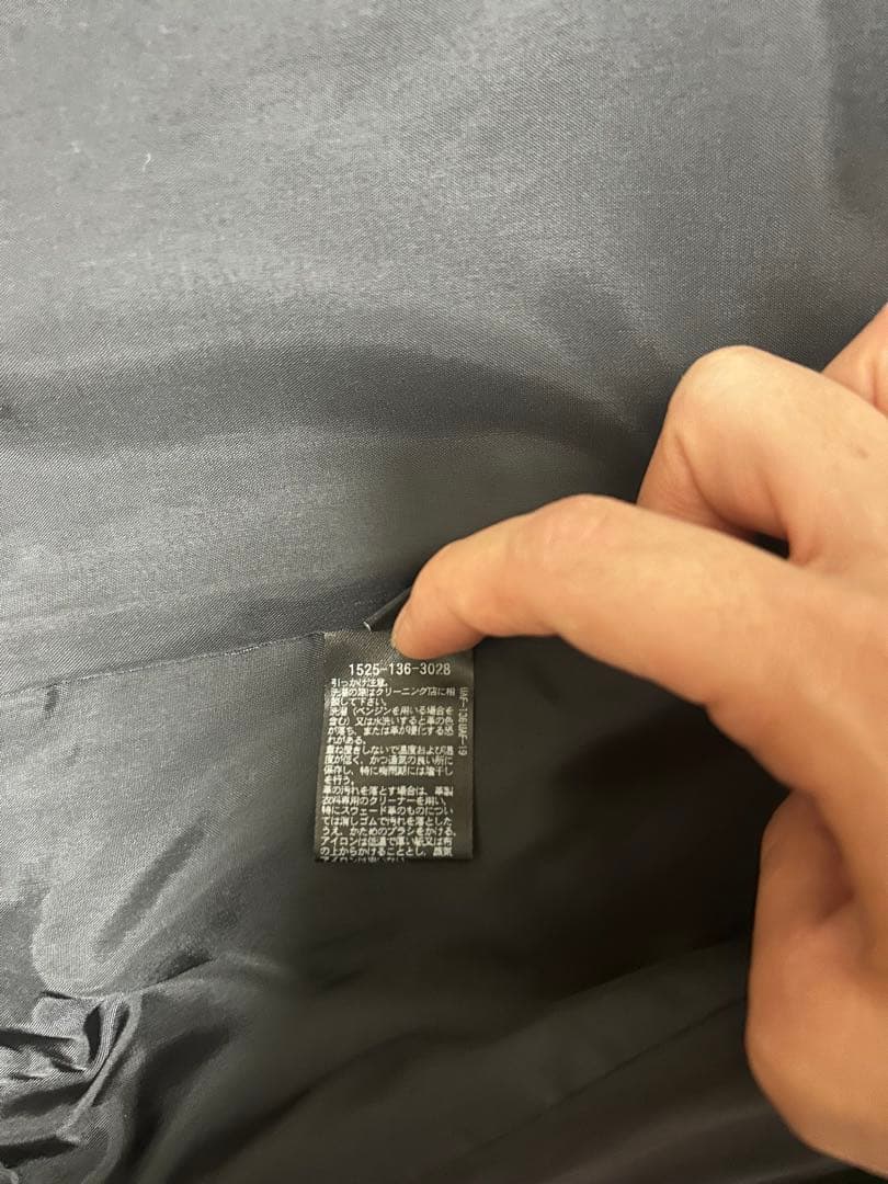 UNITED ARROWS ブラックレザージャケット38