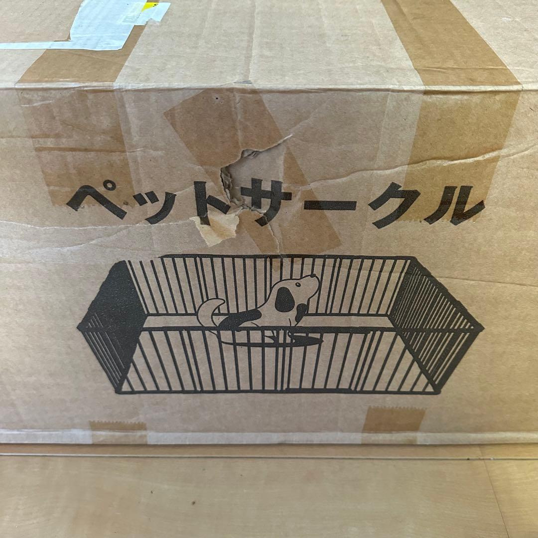 ペットサークル 犬 折りたたみサークルケージ (16枚) ブラック