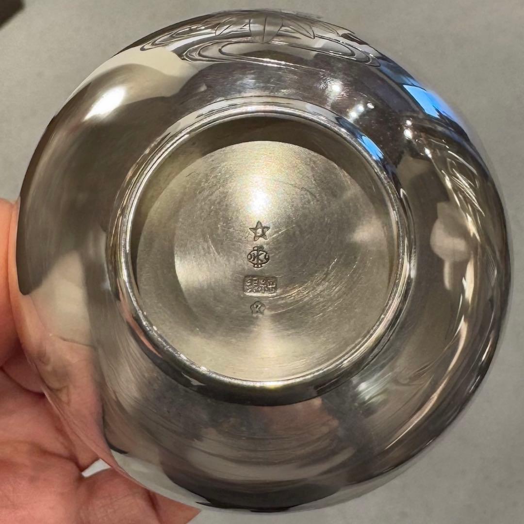 純銀刻印 杯5客