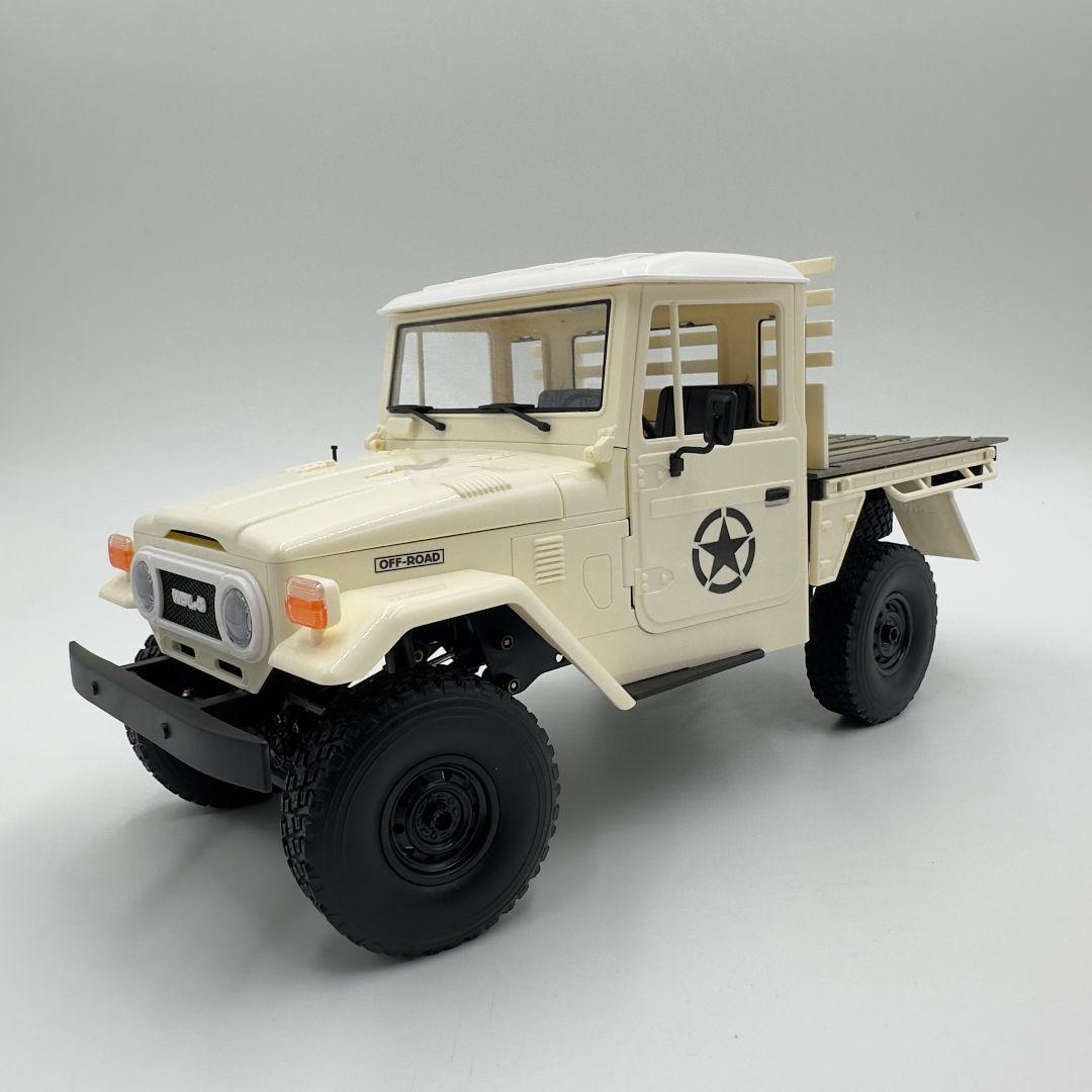 【新品未使用】WPL C44 RTR 木製フラットベッド仕様 RCカー 1/12