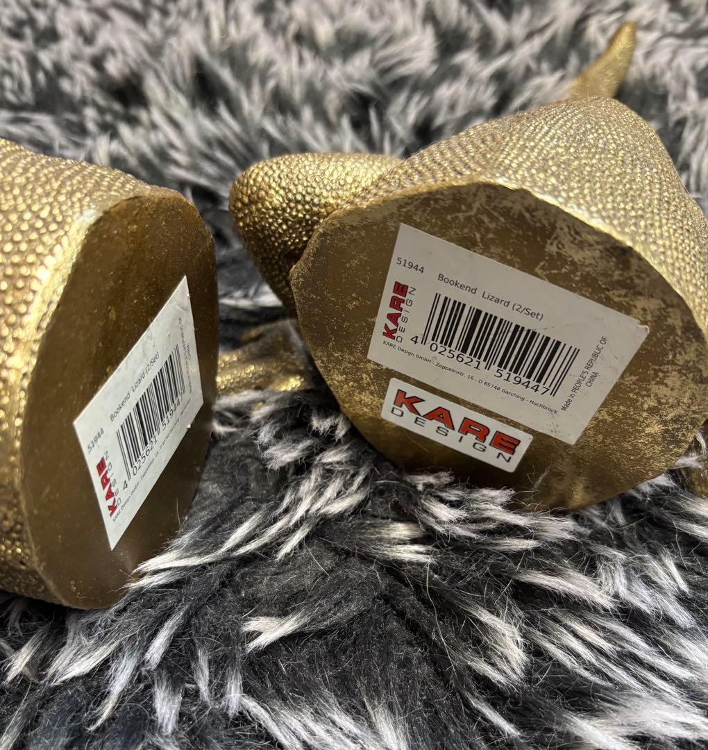 【廃盤】KARE リザードブックエンド　トカゲ45cm