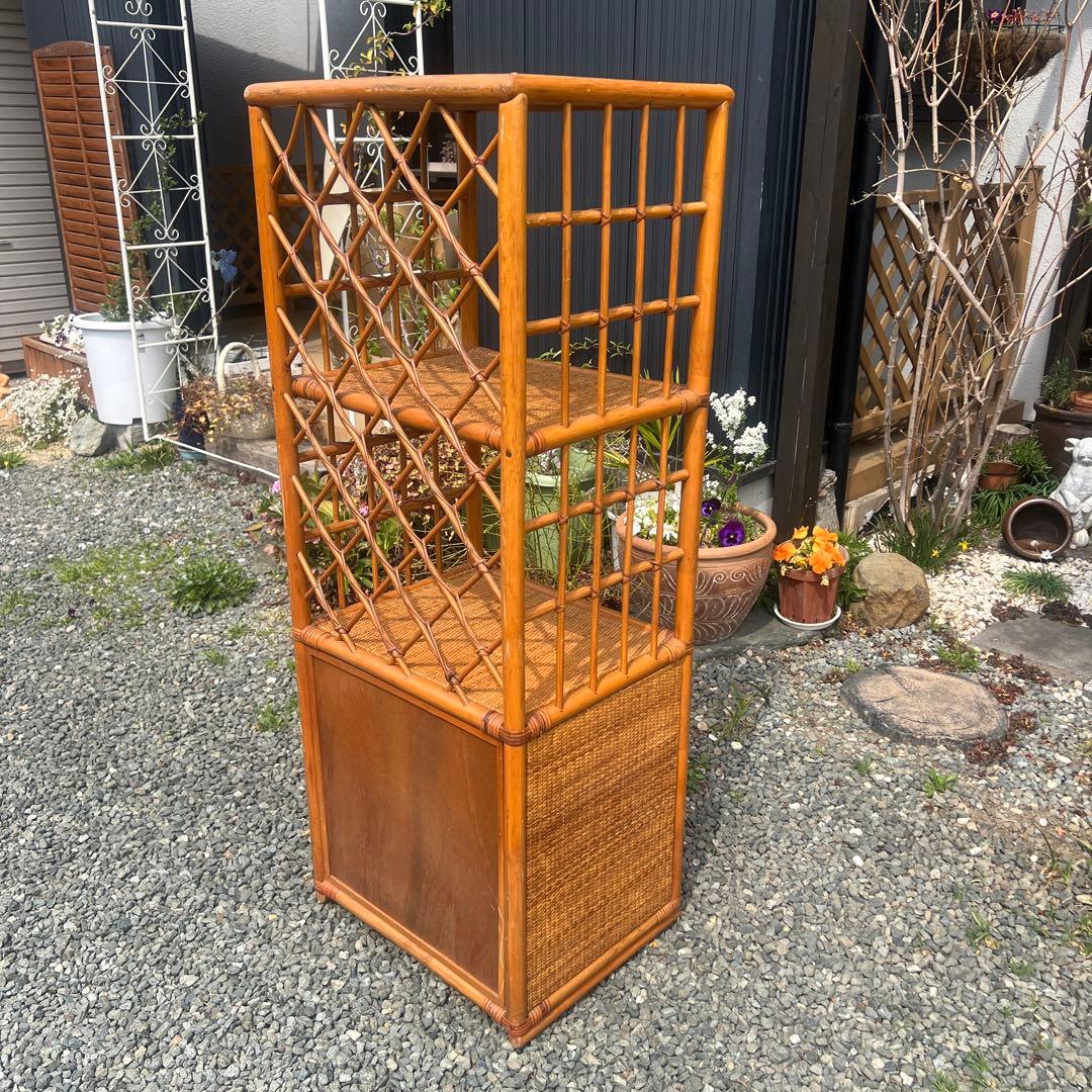 2 THE BEACH STORE 様 籐家具 ラタン 飾り棚 エスニック