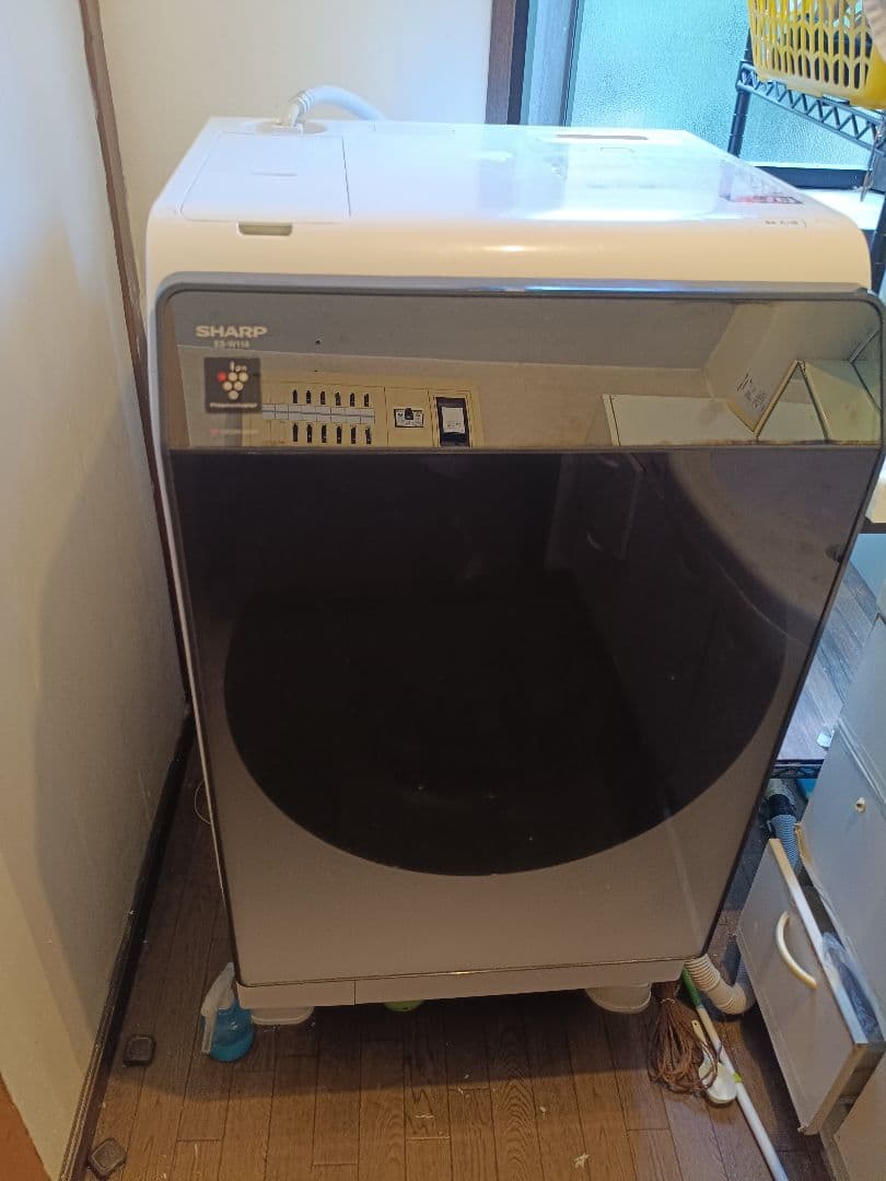 SHARP ドラム式洗濯機 ES-W114-SL 2022年製 付属品あり