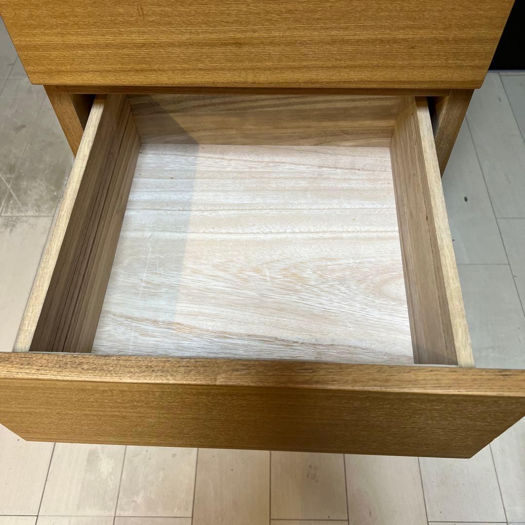 廃盤　無印良品　MUJI　チェスト　 オーク材　木製　4段　引き出し収納　北欧