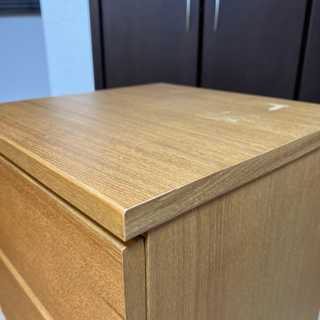 廃盤　無印良品　MUJI　チェスト　 オーク材　木製　4段　引き出し収納　北欧