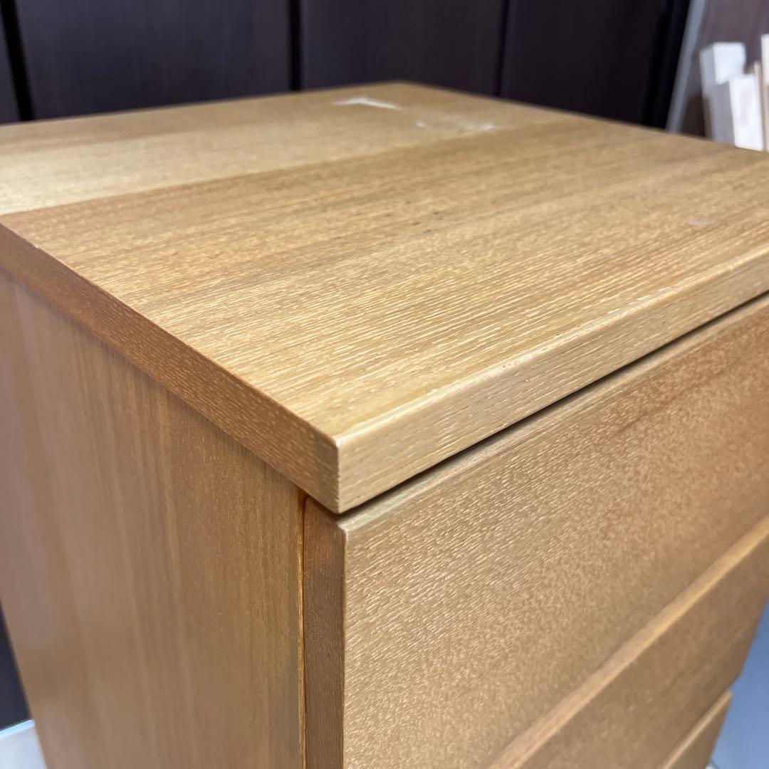 廃盤　無印良品　MUJI　チェスト　 オーク材　木製　4段　引き出し収納　北欧