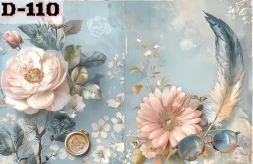 【D-110】lien様♡デザインペーパー vintage collage　21