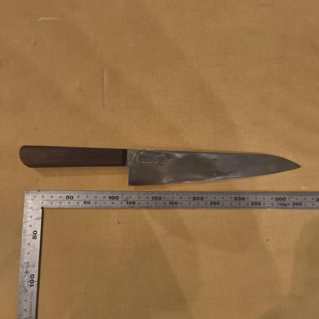 値下げしました、かね惣日本製 高炭素鋼 牛刀 330mm