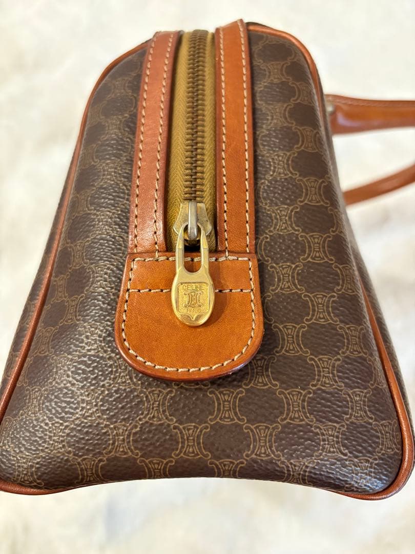 CELINE ヴィンテージ ボストン バッグ ハンドバッグ セリーヌ