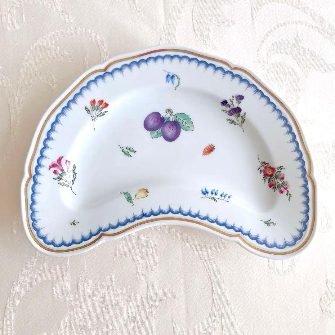 【希少】リチャードジノリ イタリアンフルーツ クレセントプレート ペア