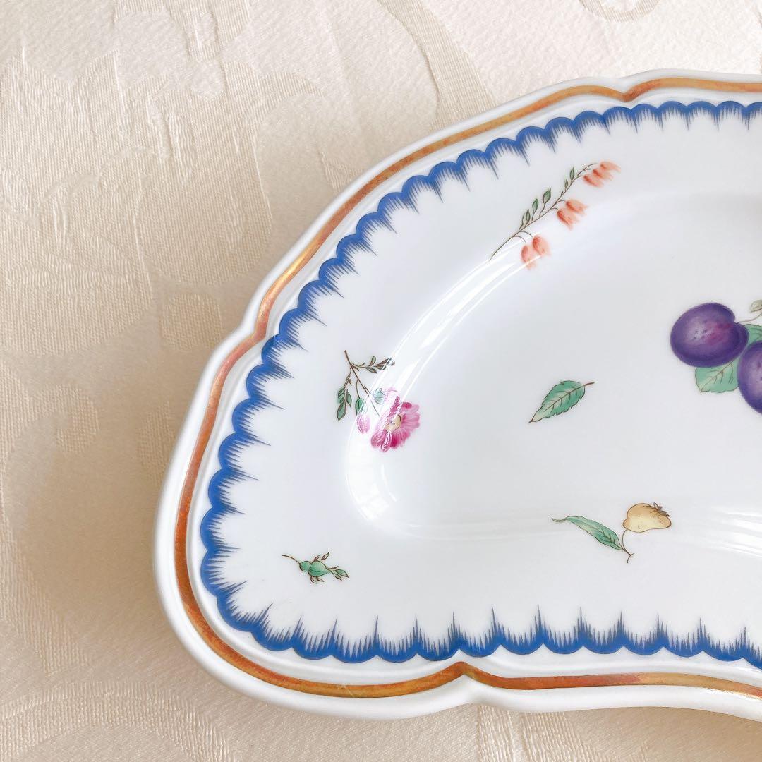 【希少】リチャードジノリ イタリアンフルーツ クレセントプレート ペア