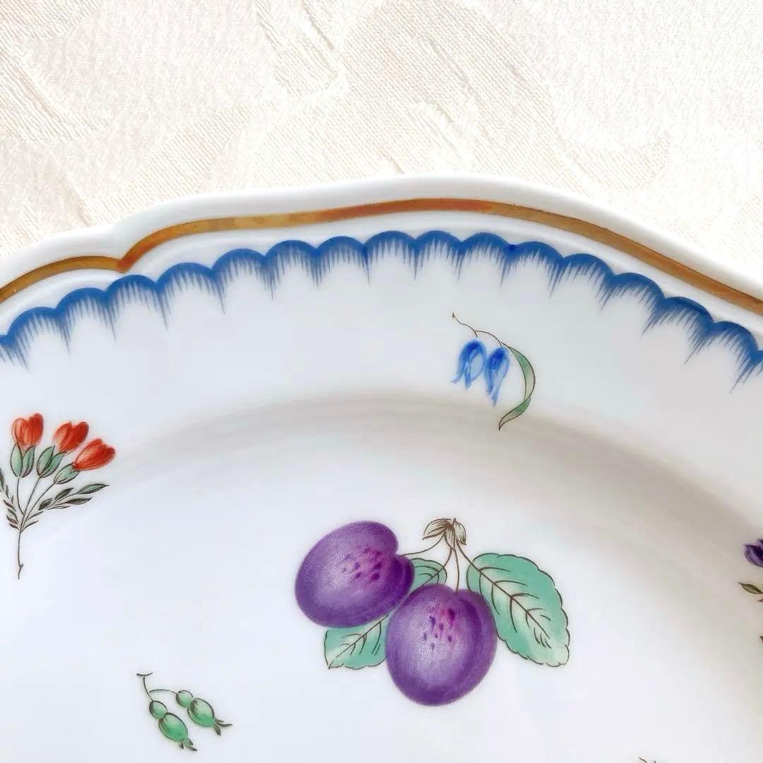 【希少】リチャードジノリ イタリアンフルーツ クレセントプレート ペア