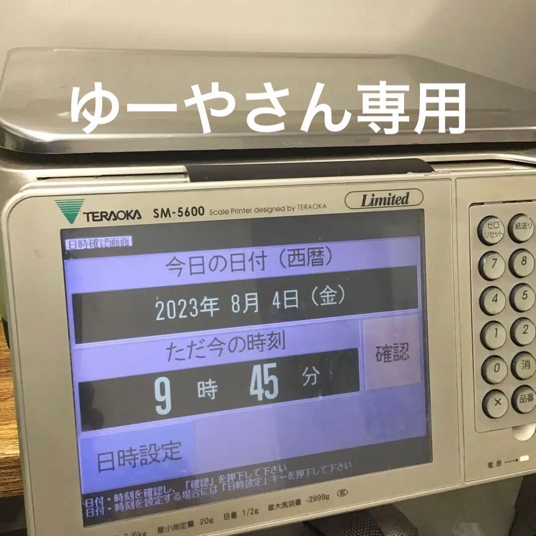 対面秤り　プリンタ　TEROKA SM5600 limited