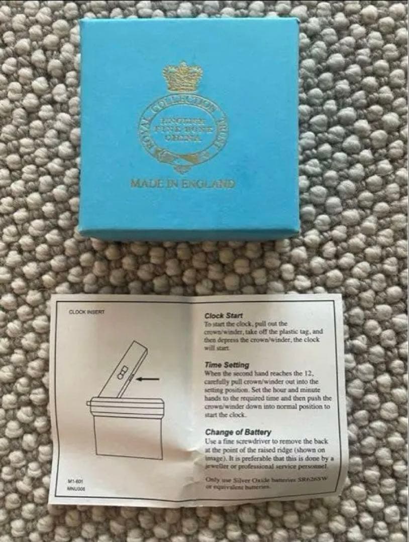 バッキンガムパレス　ミニ時計 陶器製