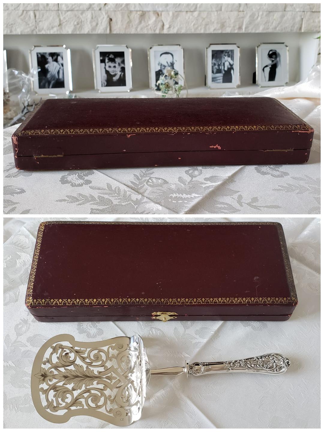 純銀 950 スターリング 特大 サーバー シルバー アンティーク