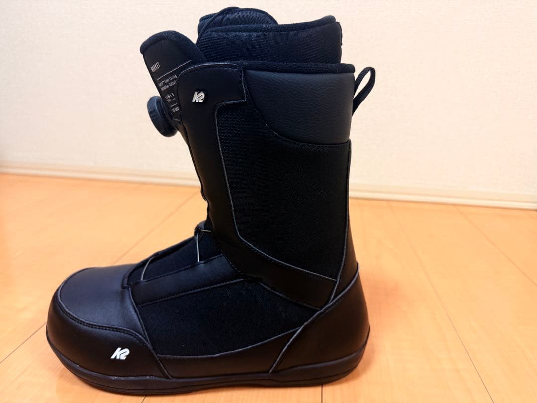 3回使用 K2 MARKET 28cm スノーボードブーツ ブラック BOA