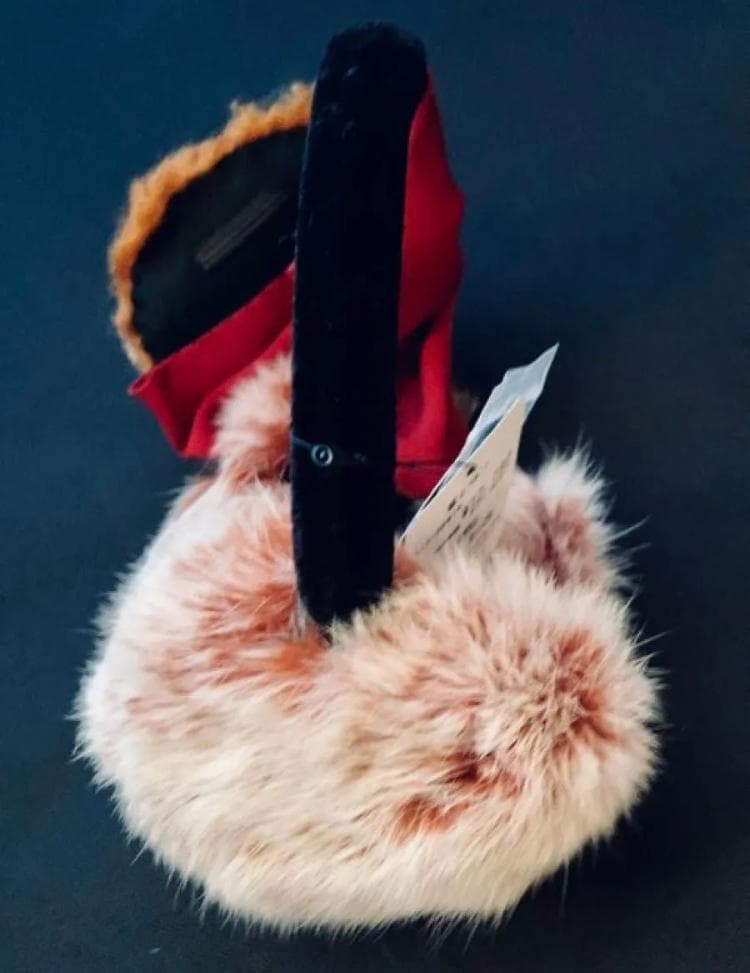 【新品】 CA4LA カシラ 狐とリボン イヤーマフ 耳あて