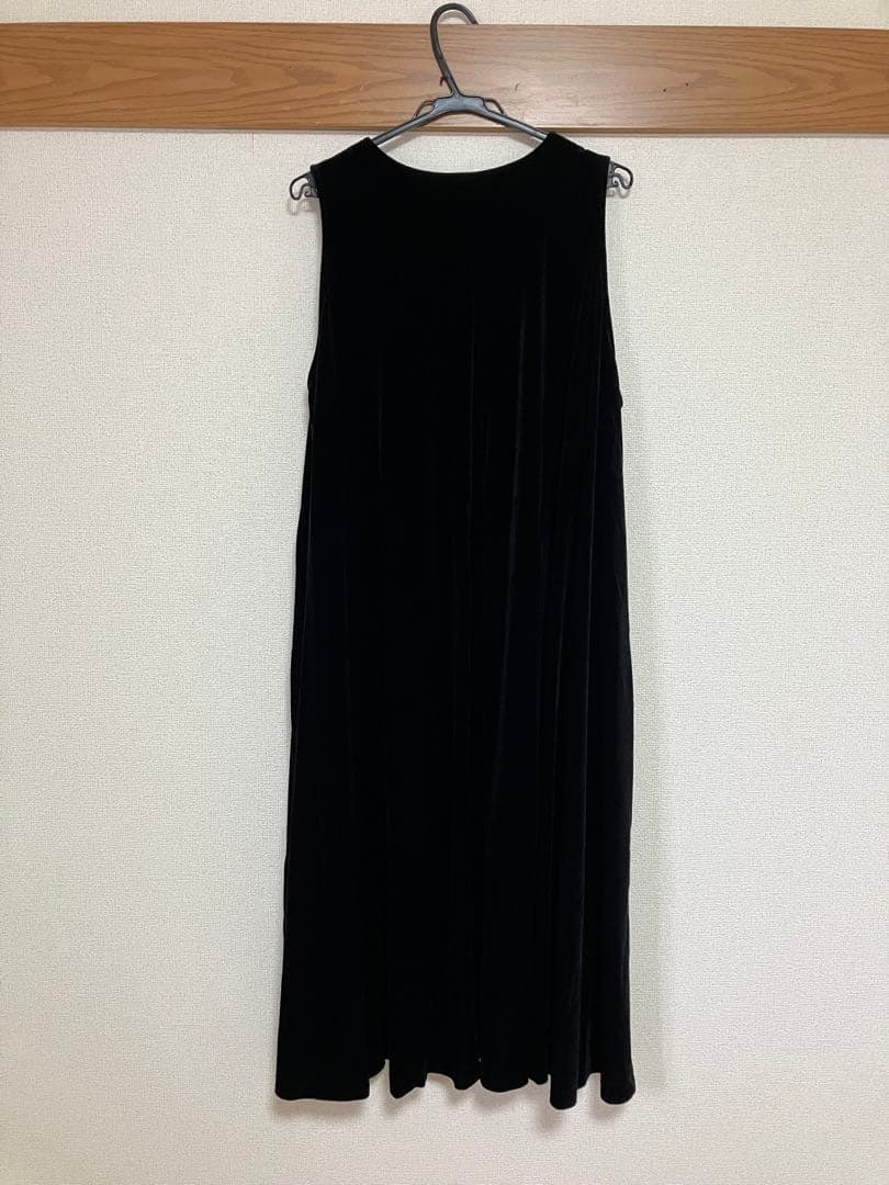 foufou ブラック ノースリーブワンピース　サイズ1