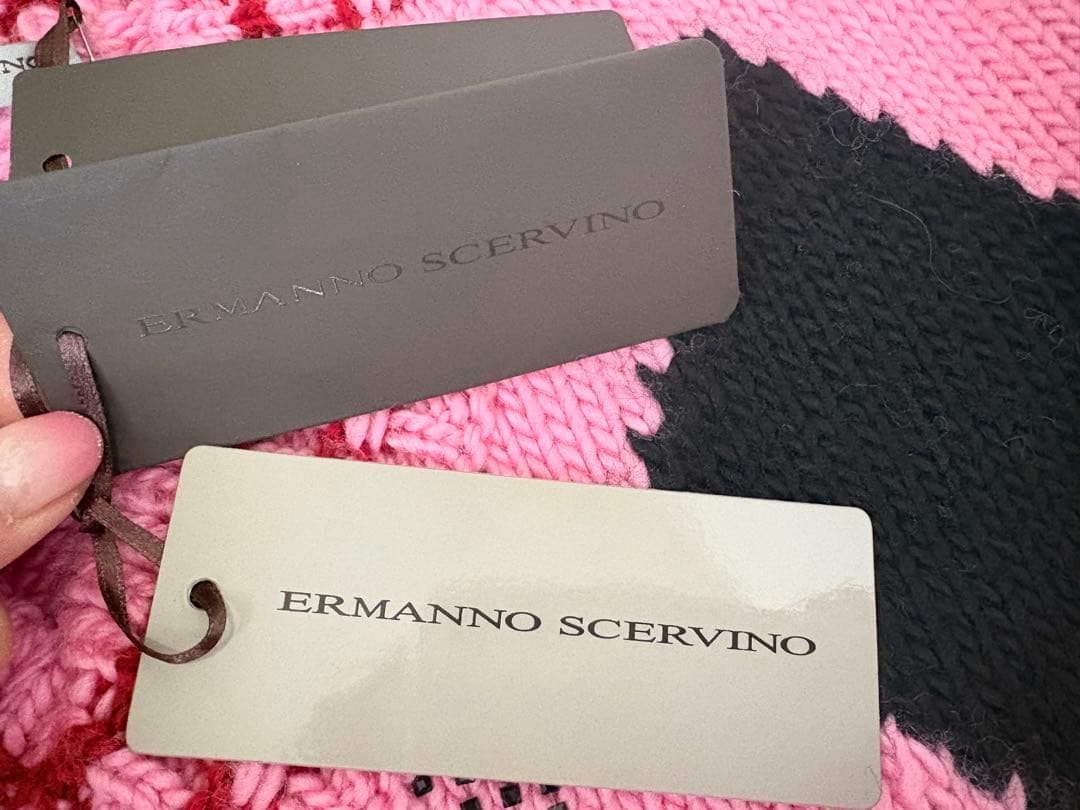 エルマンノシェルビーノ　ピンクニット　38