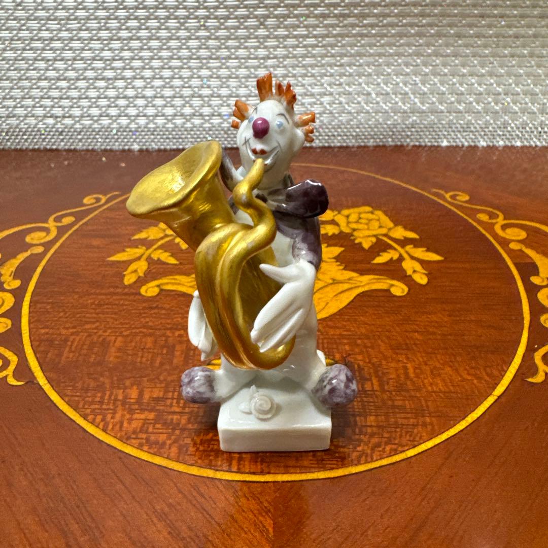 ★マイセン★ミュージッククラウン★【 チューバ 】★7 ㎝★新品未使用★一級品★