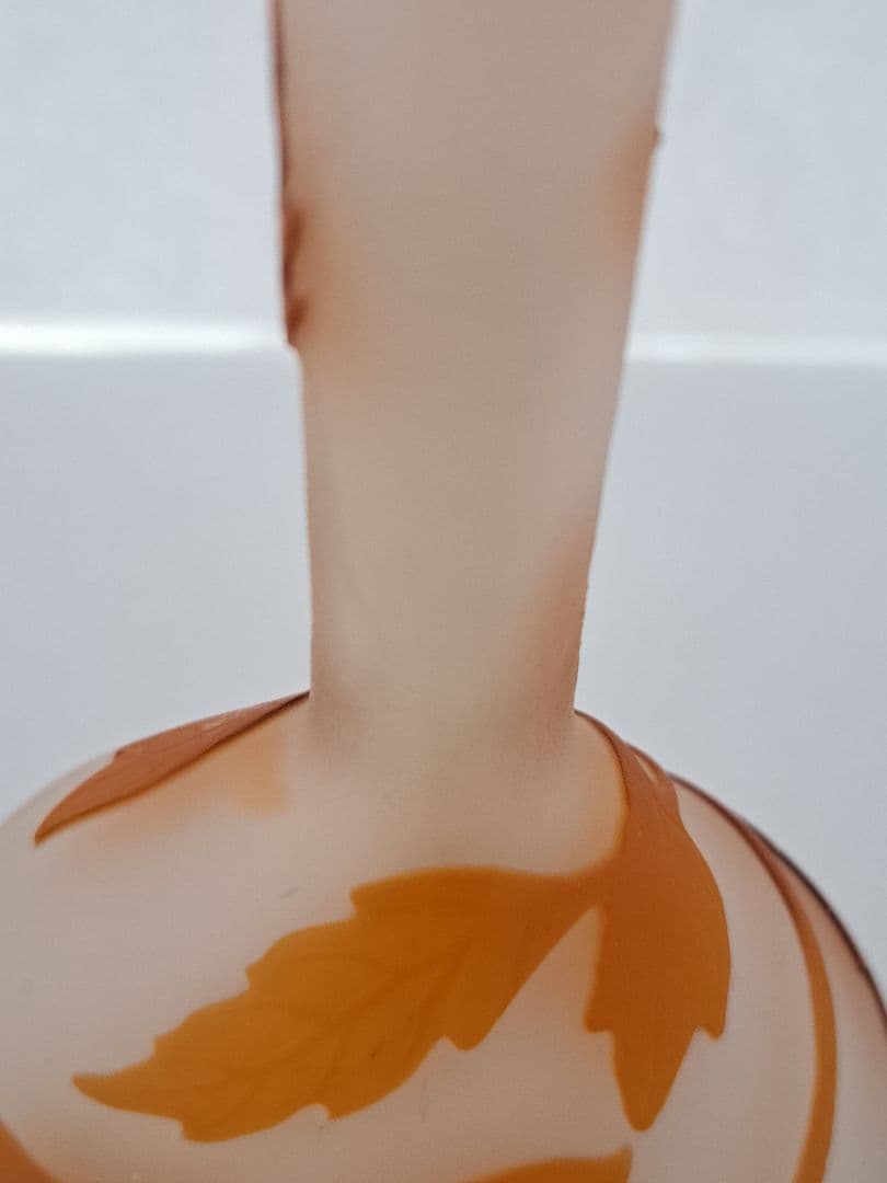 エミール・ガレ　クレマチス柄花瓶