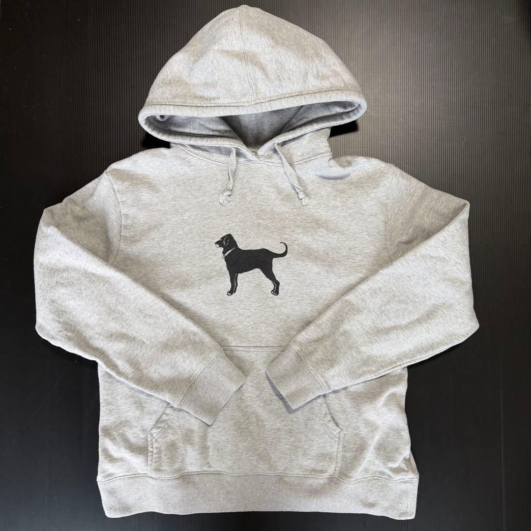 【古着】The Black Dog パーカー グレー サイズL