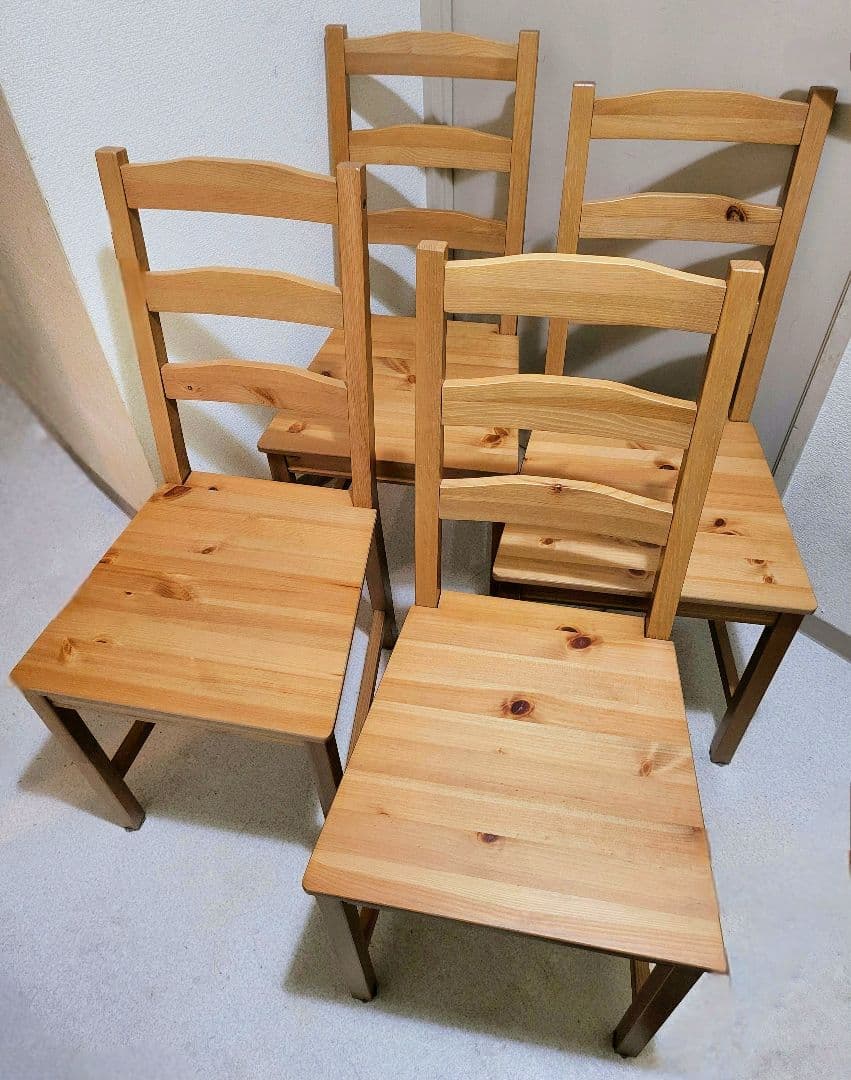 【廃盤品】IKEA JOKKMOKK ヨックモック 椅子4脚セット