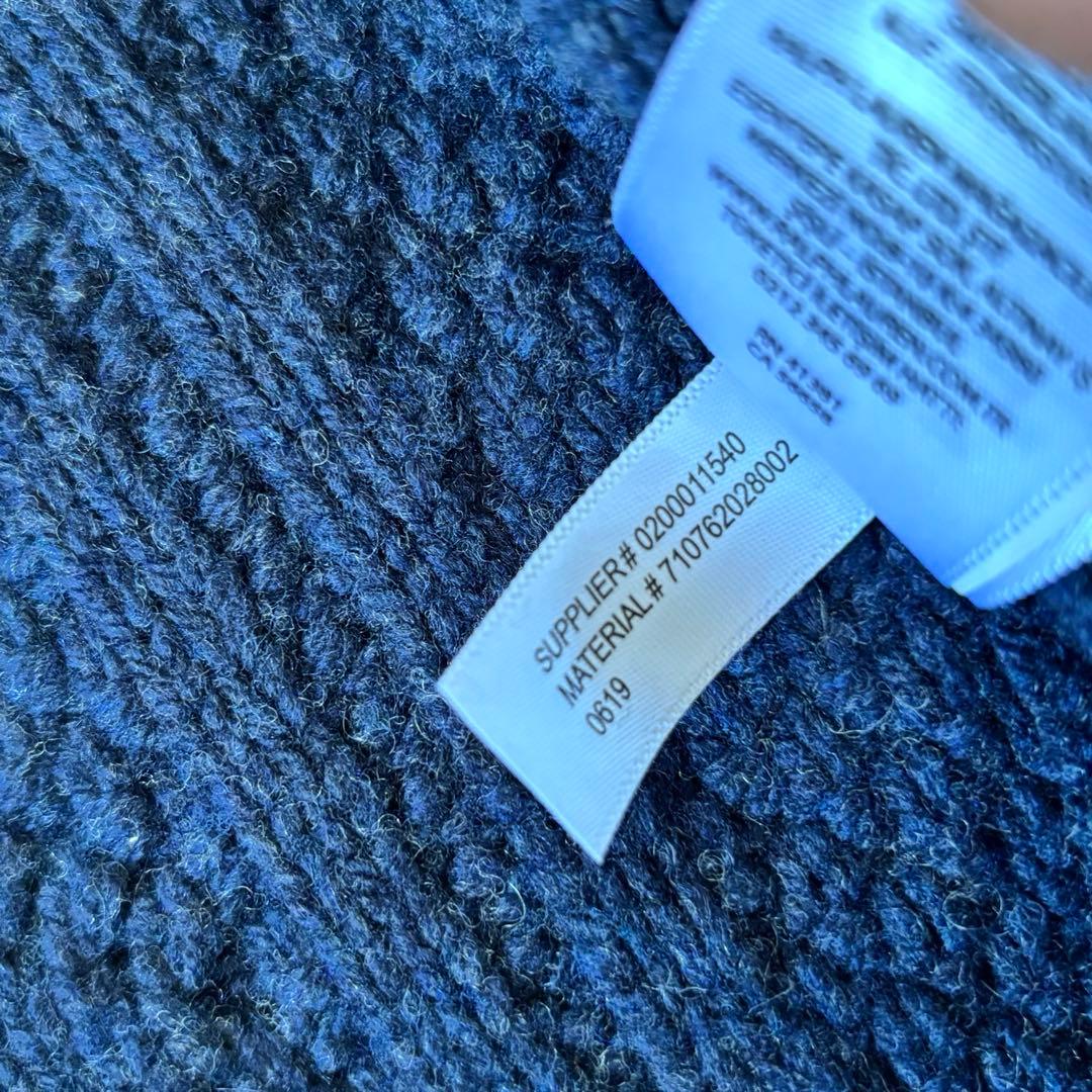 【美品✨】ポロラルフローレン　カシミヤ　ショールカラー　ニットカーディガン　紺