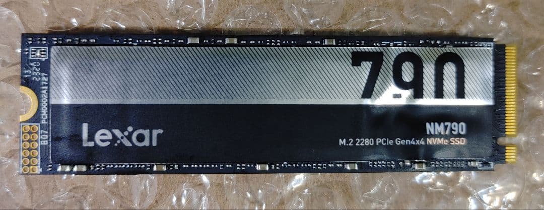 Lexar M.2 2280 Gen4x4 2TB PCIe NVMe ①