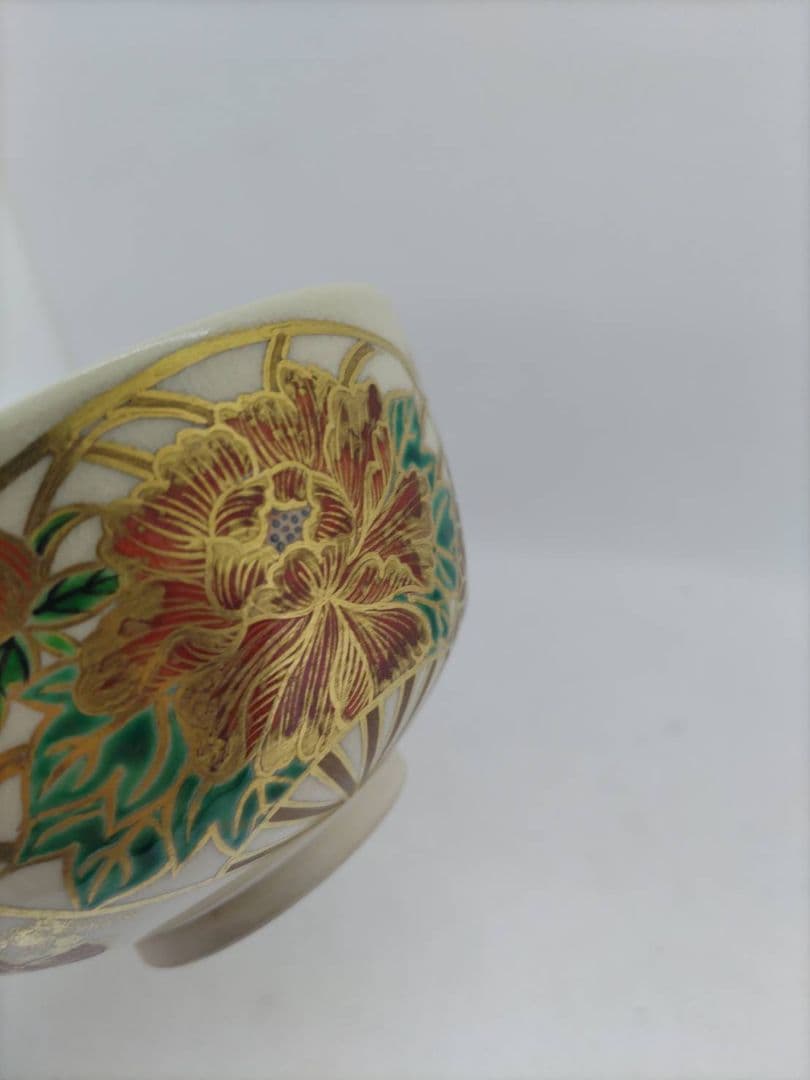 茶道具　竜谷窯　宮川香雲　茶碗