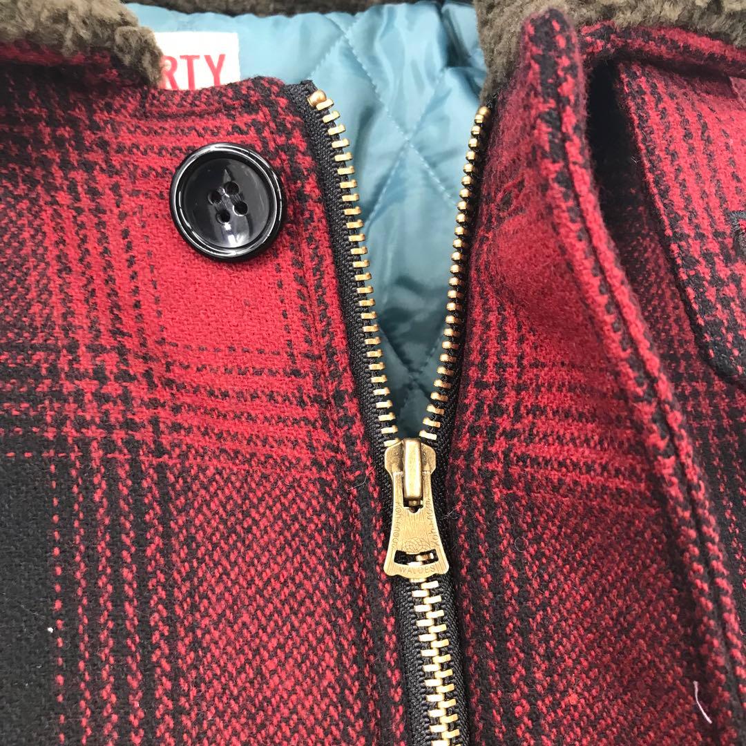 【未使用】アットダーティー　ブルゾン　L　オンブレチェック