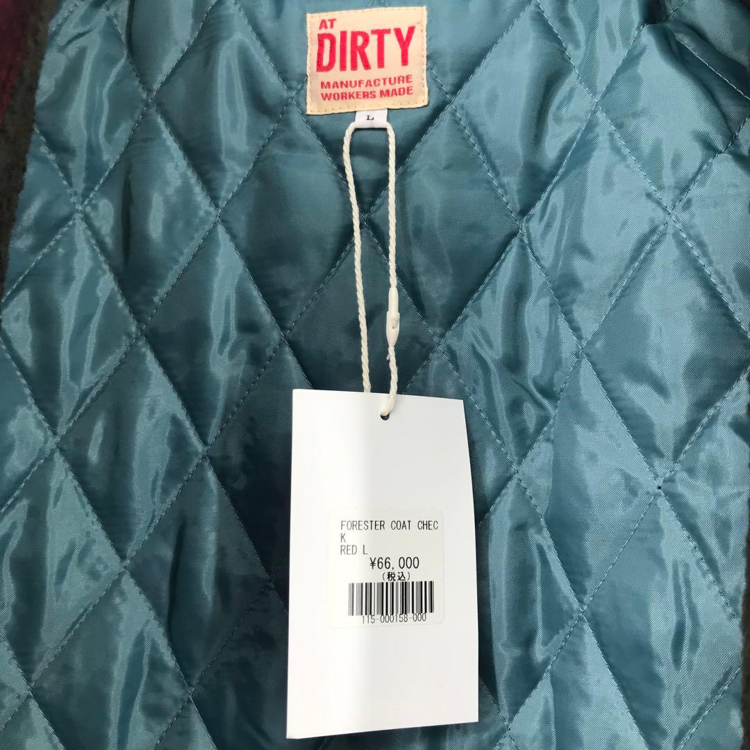 【未使用】アットダーティー　ブルゾン　L　オンブレチェック