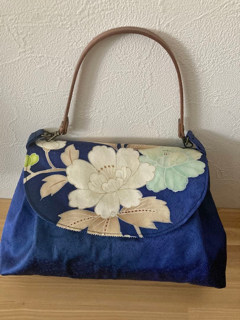 着物リメイクワンピース　留袖、訪問着　サイズL〜LL