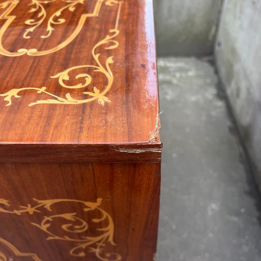 H*O様 【難あり】イタリア象嵌　レトロ ライティングビューロー デスク アンテ